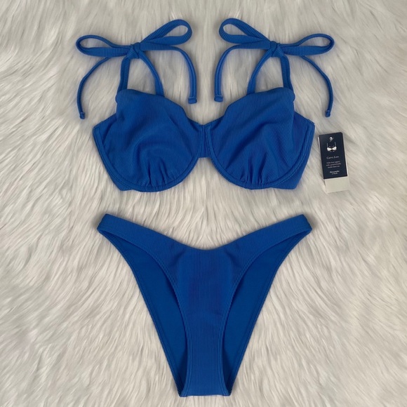 curve love tie-strap cheeky bikini - Picture 1 of 9